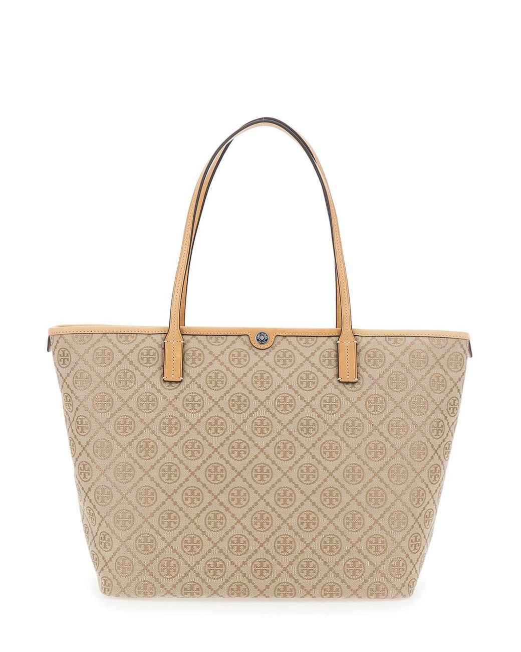Tory Burch Natural Tote Bag Canvas