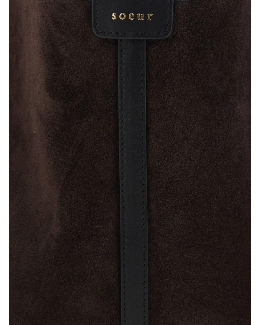 Soeur Black 'Delice' Shoulder Bag With Shoulder Strap And Logo Patch O