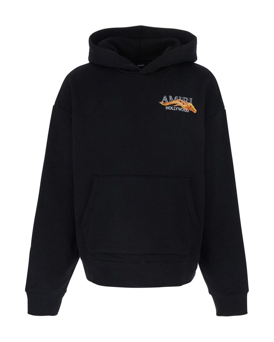Amiri Blue Graphic Logo Hoodie for men