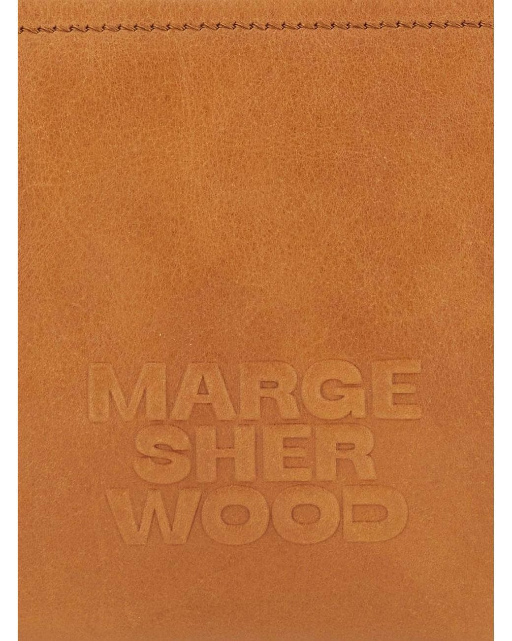 MARGE SHERWOOD Brown 'Soft Boston Ew' Shoulder Bag With Two Top Handles