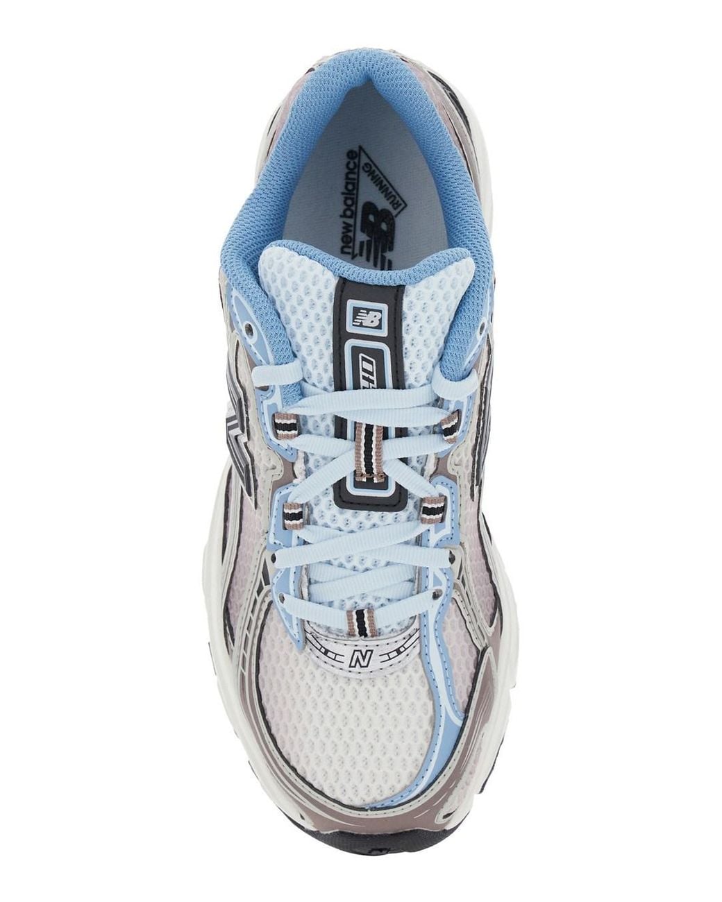 New Balance White 740 Sneakers