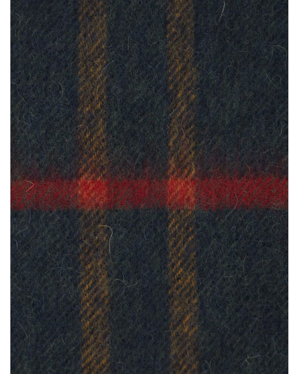 Barbour Green Wool Scarf for men