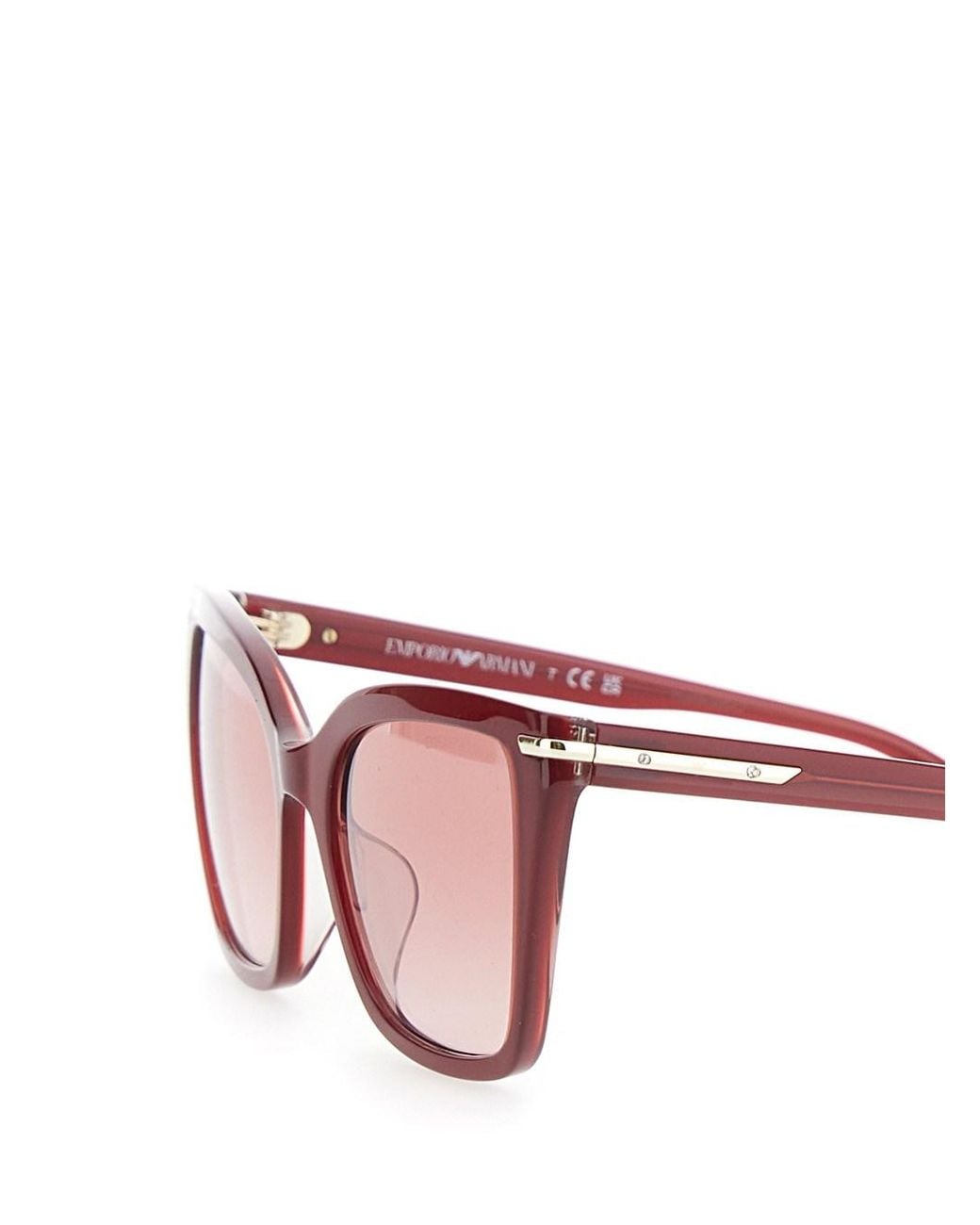 Emporio Armani Square-Lensed Sunglasses With Logo Lettering On The in ...