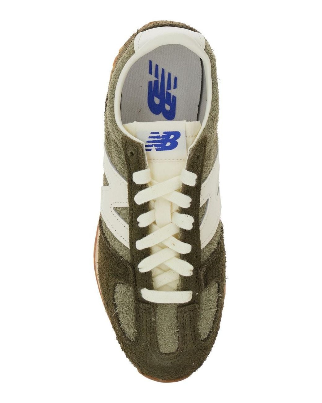 New Balance Green Low Top Sneakers With Logo Patch
