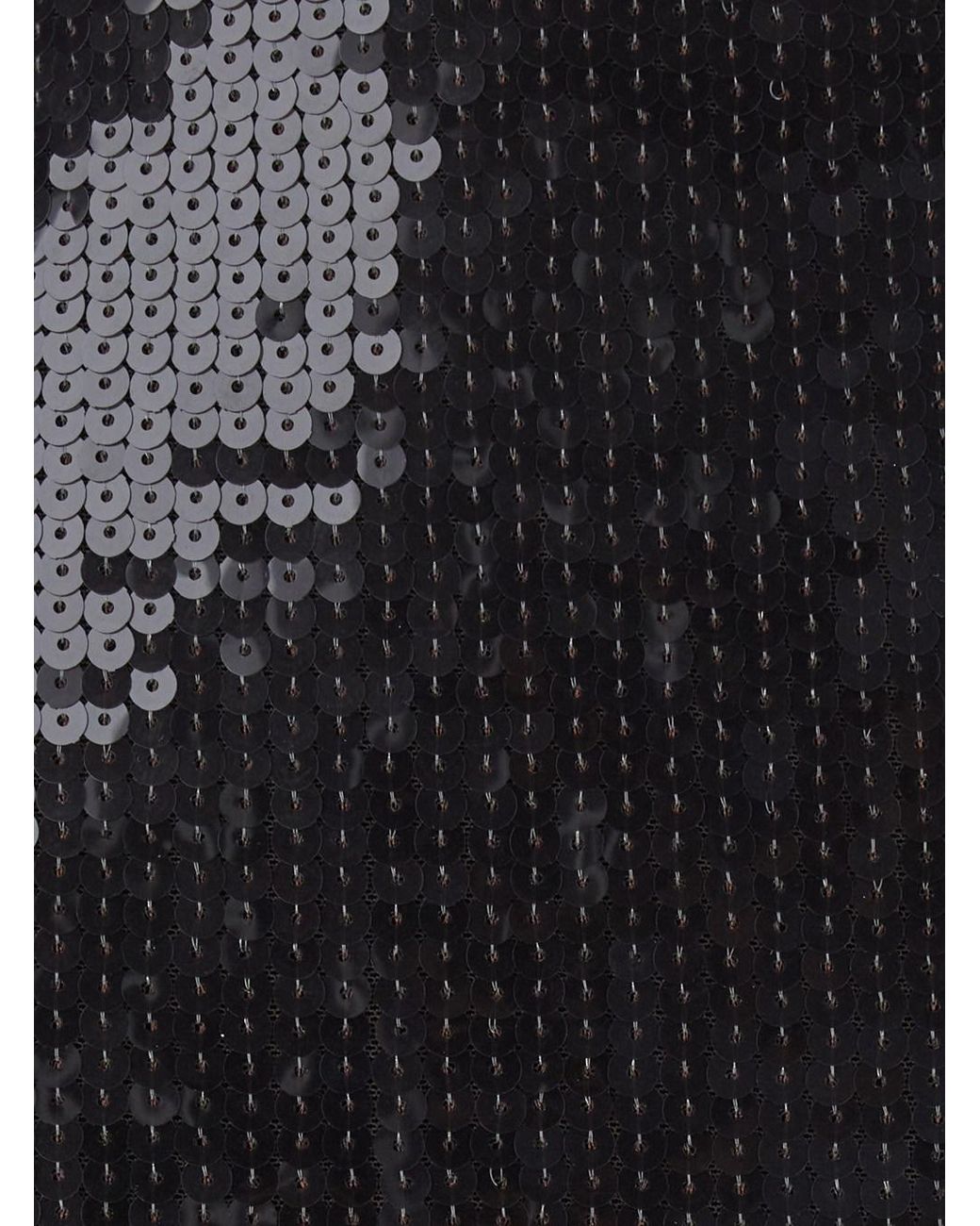 ROTATE BIRGER CHRISTENSEN Black Pencil Skirt Sequin Recycled Polyester