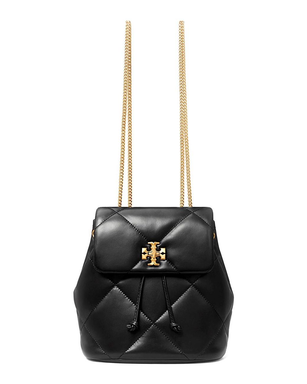 Tory Burch Black Backpack Kira Quilted Leather
