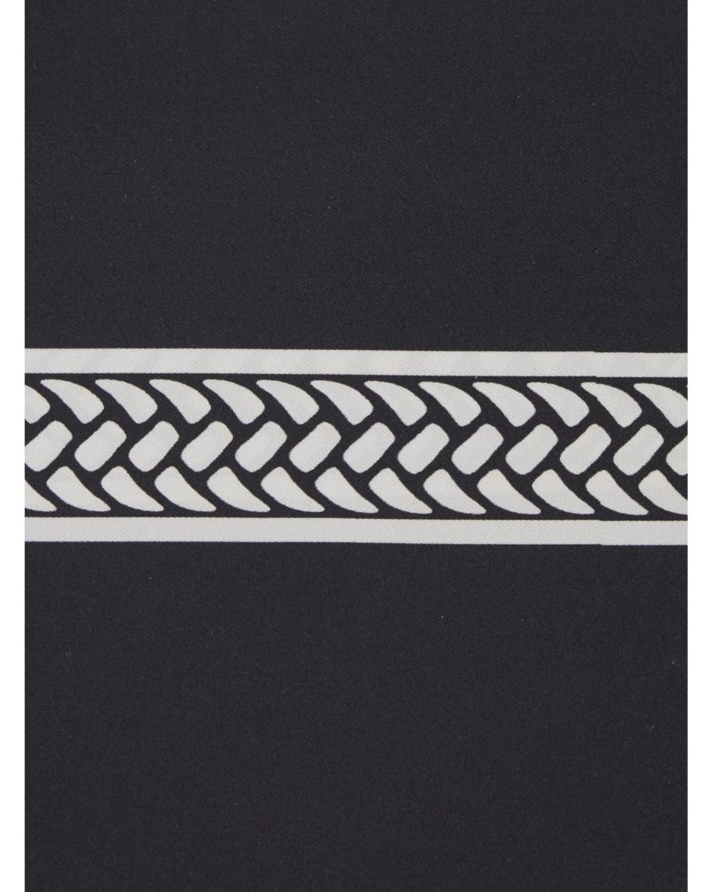 Fendi Black Foulard 90X90