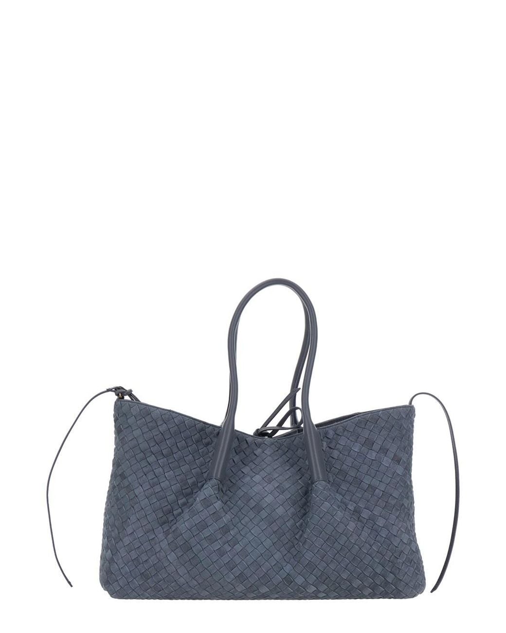 Bottega Veneta Blue 'Pinacoteca' Shoulder Bag With Drawstring Closure