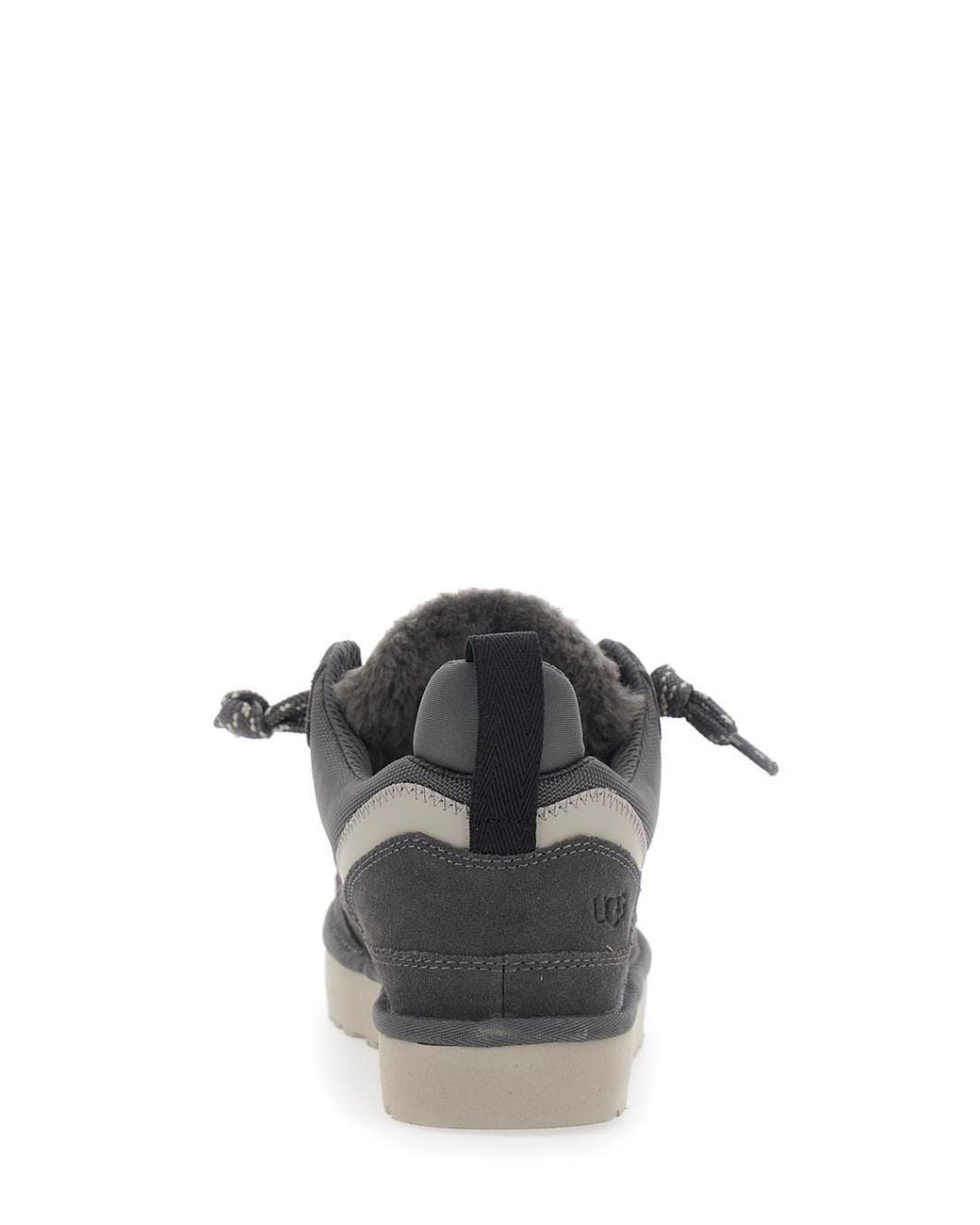 Ugg Gray Low Top Sneaker With Logo Patch On The Tongue for men