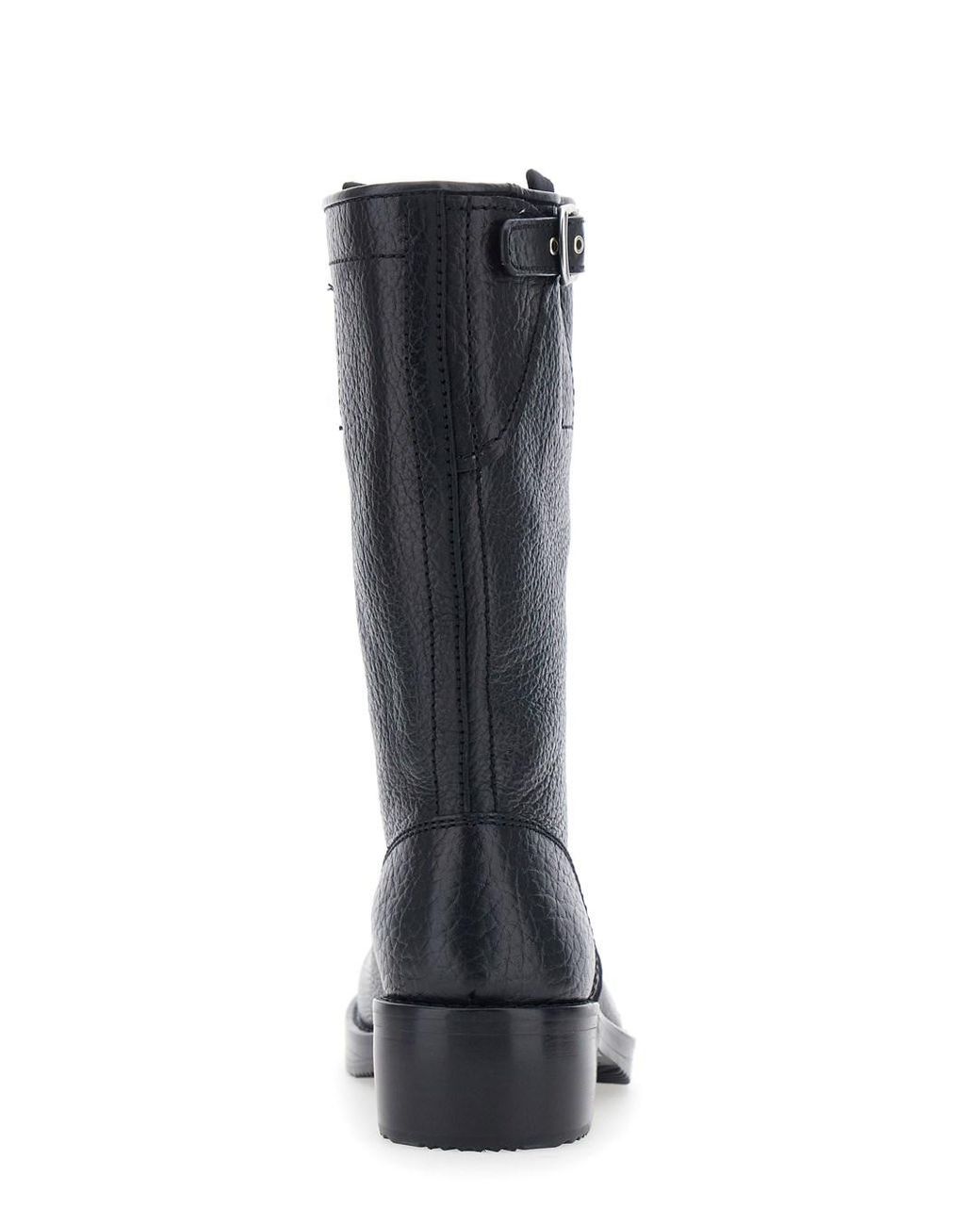 Dries Van Noten Black Boots Ws262-82 Calf Leather