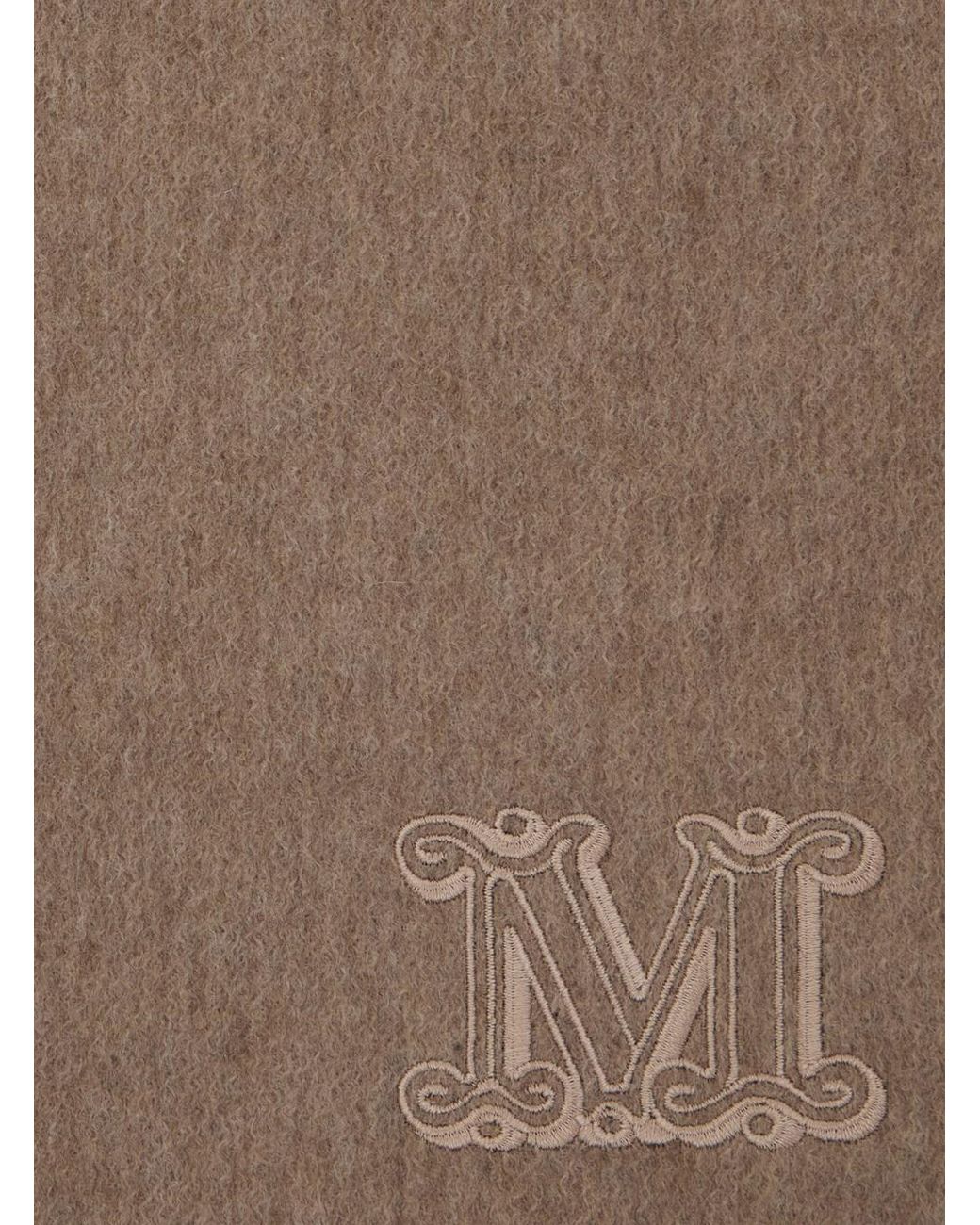 Max Mara Brown Scarf Wsdalia Cashmere