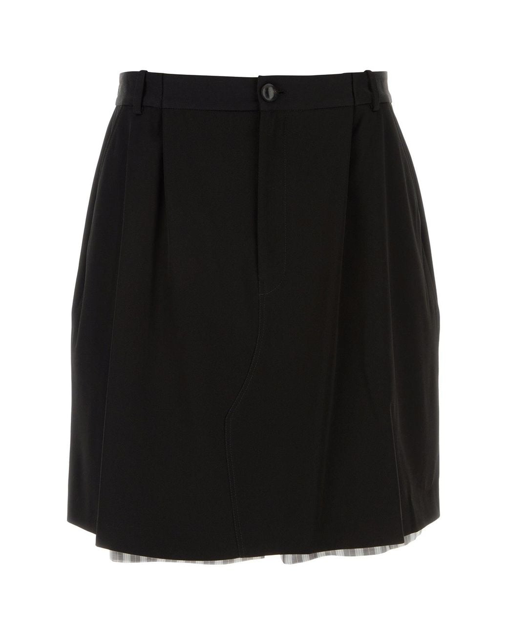 NAMACHEKO Black Multicolor Cupro And Wool Tidan Bermuda Shorts for men