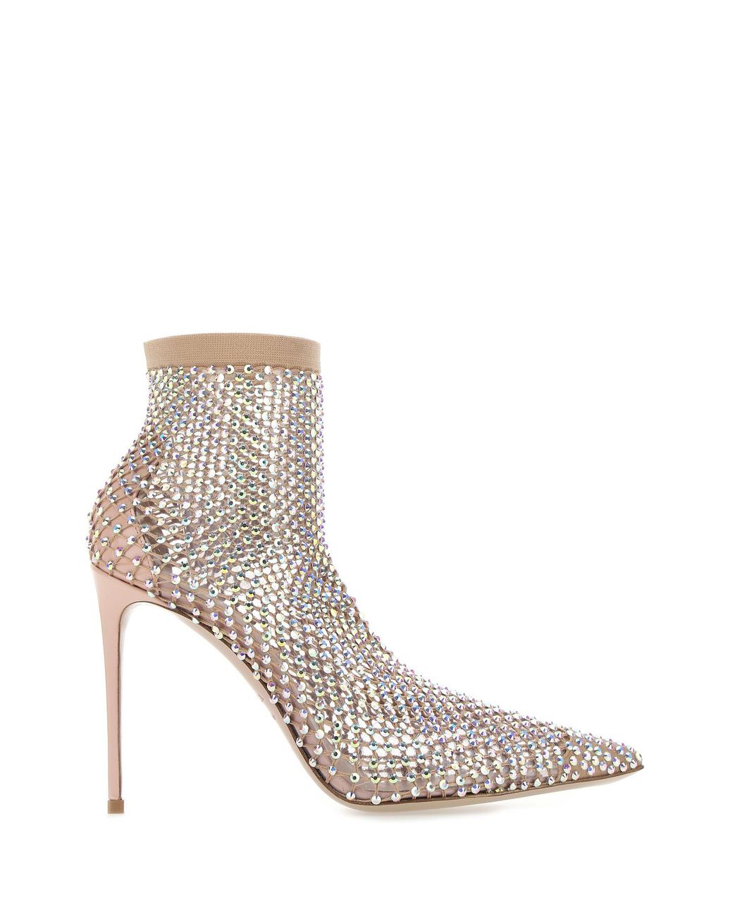 Le Silla Embellished Mesh Gilda 100 Ankle Boots Donna Lyst