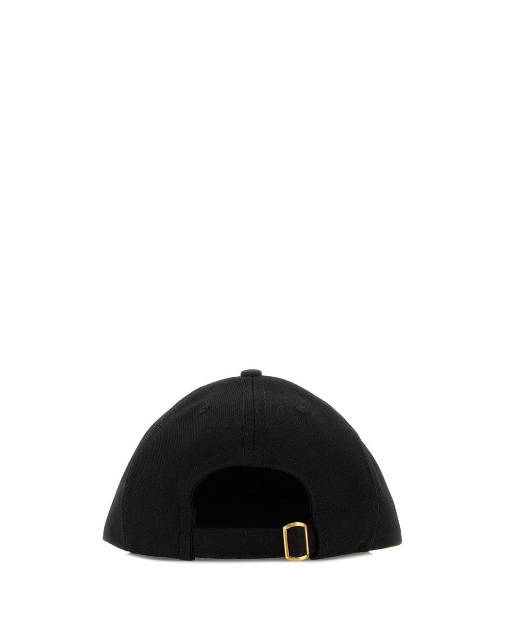 Willy Chavarria Black Canvas Baseball Cap for men