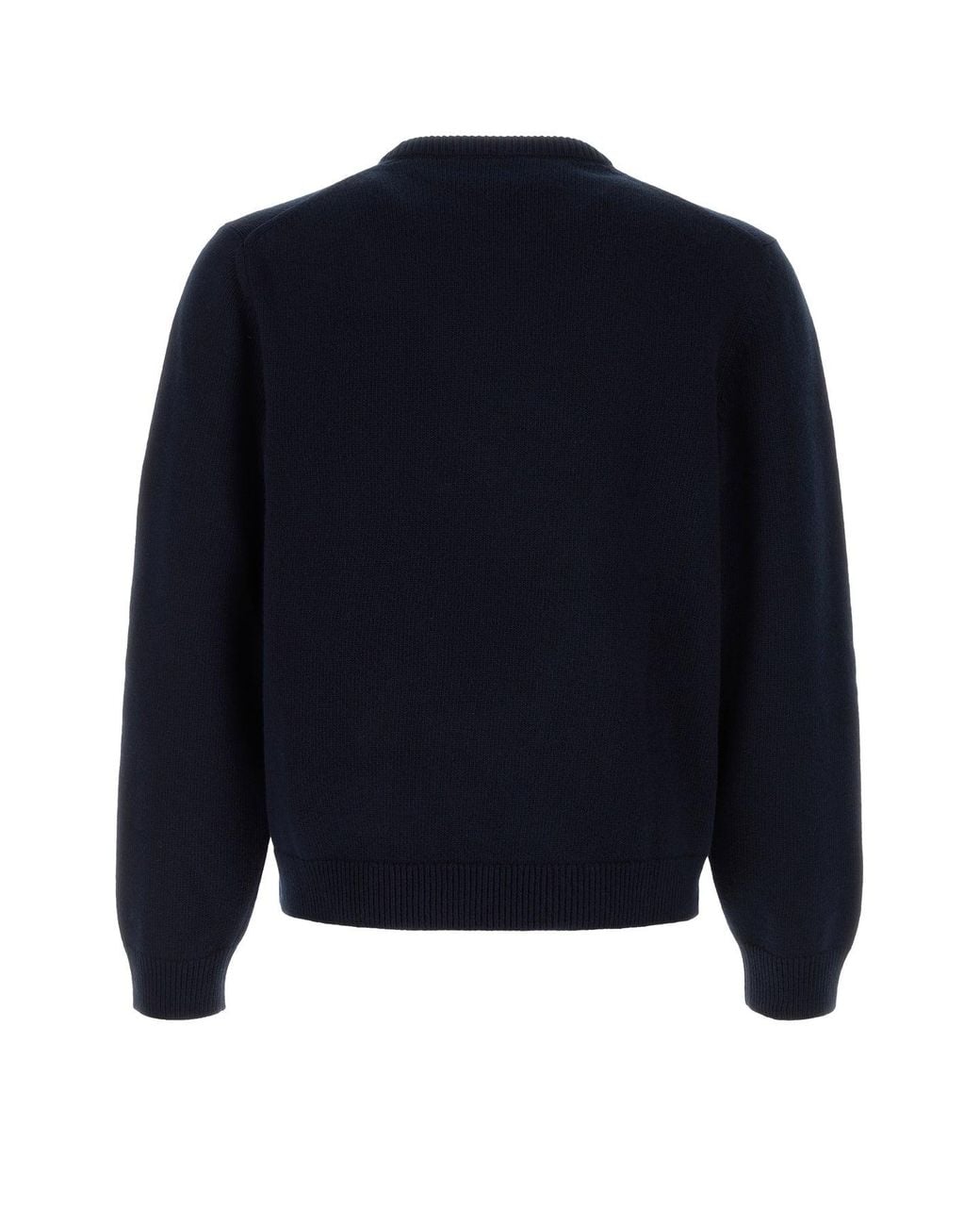 Maglione in lana blu notte di Gucci in Blue da Uomo