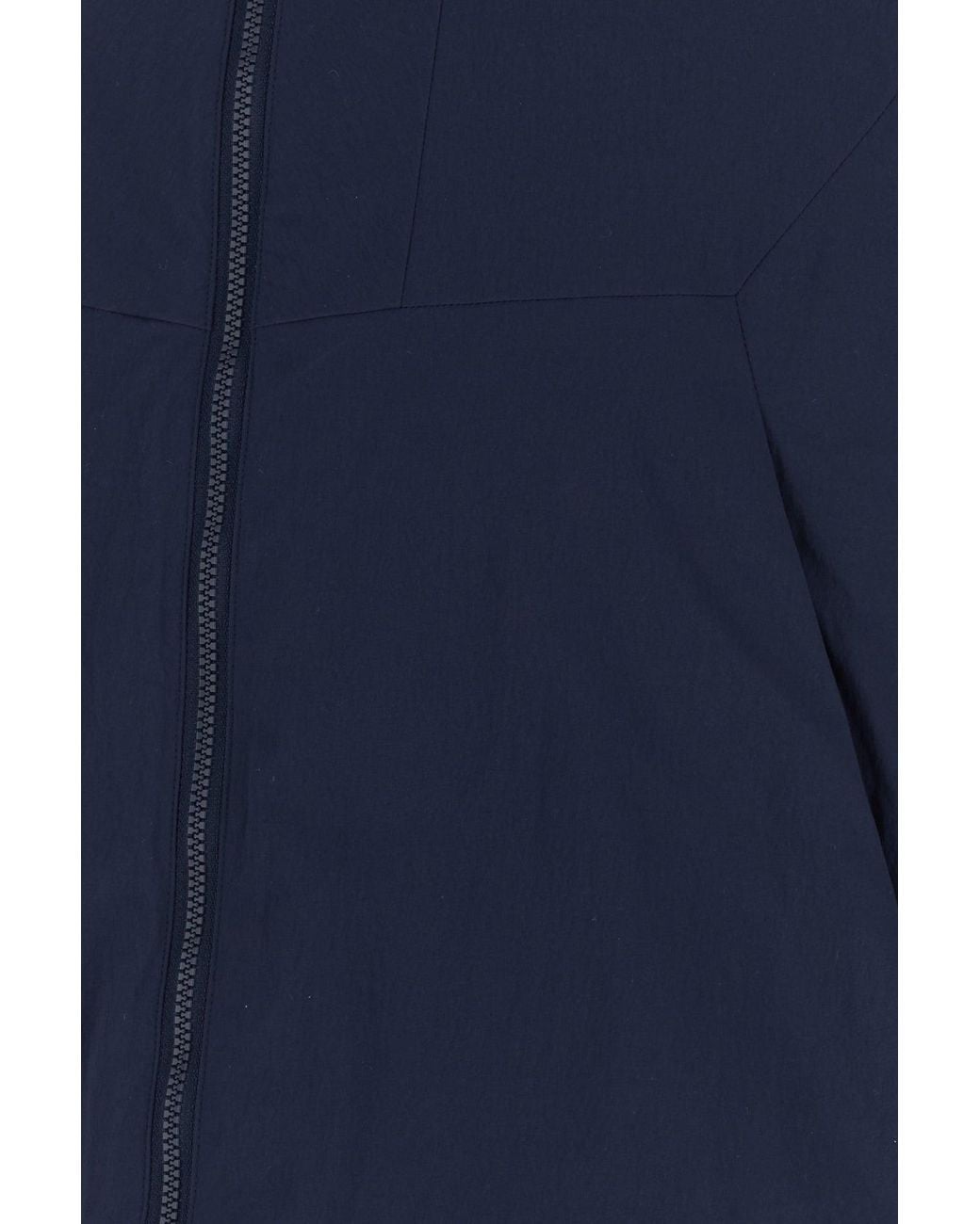 Veilance Navy Blue Stretch Nylon Mionn Jacket for men