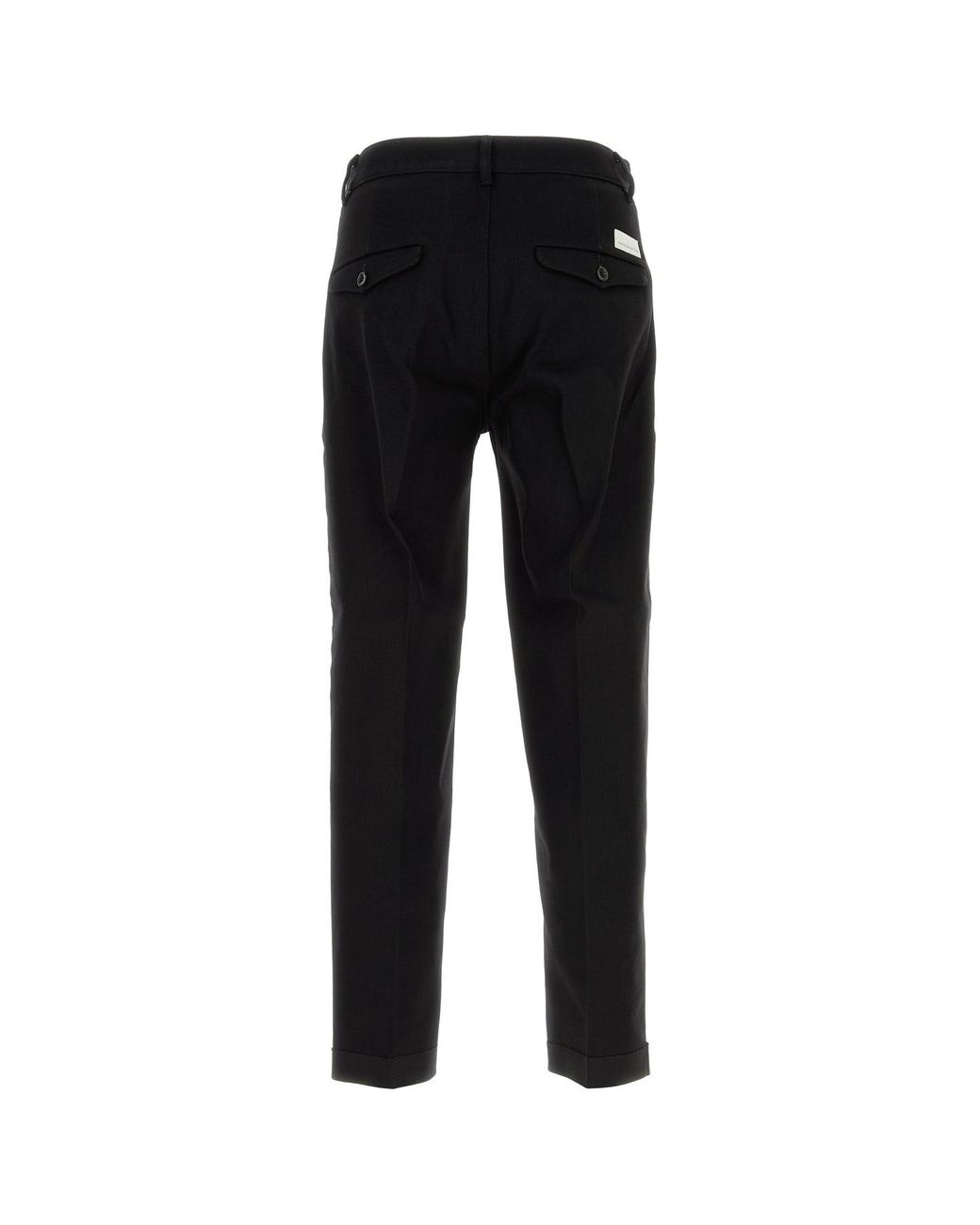 Nine:inthe:morning Black Stretch Cotton Blend Pant for men