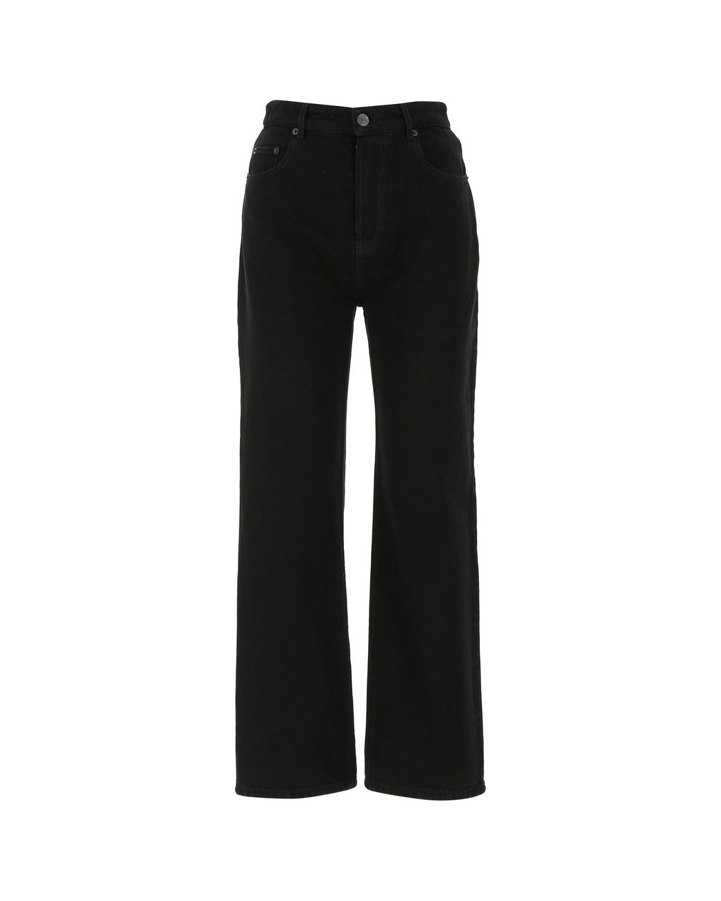 Balenciaga Denim Jeans Donna in Black - Lyst