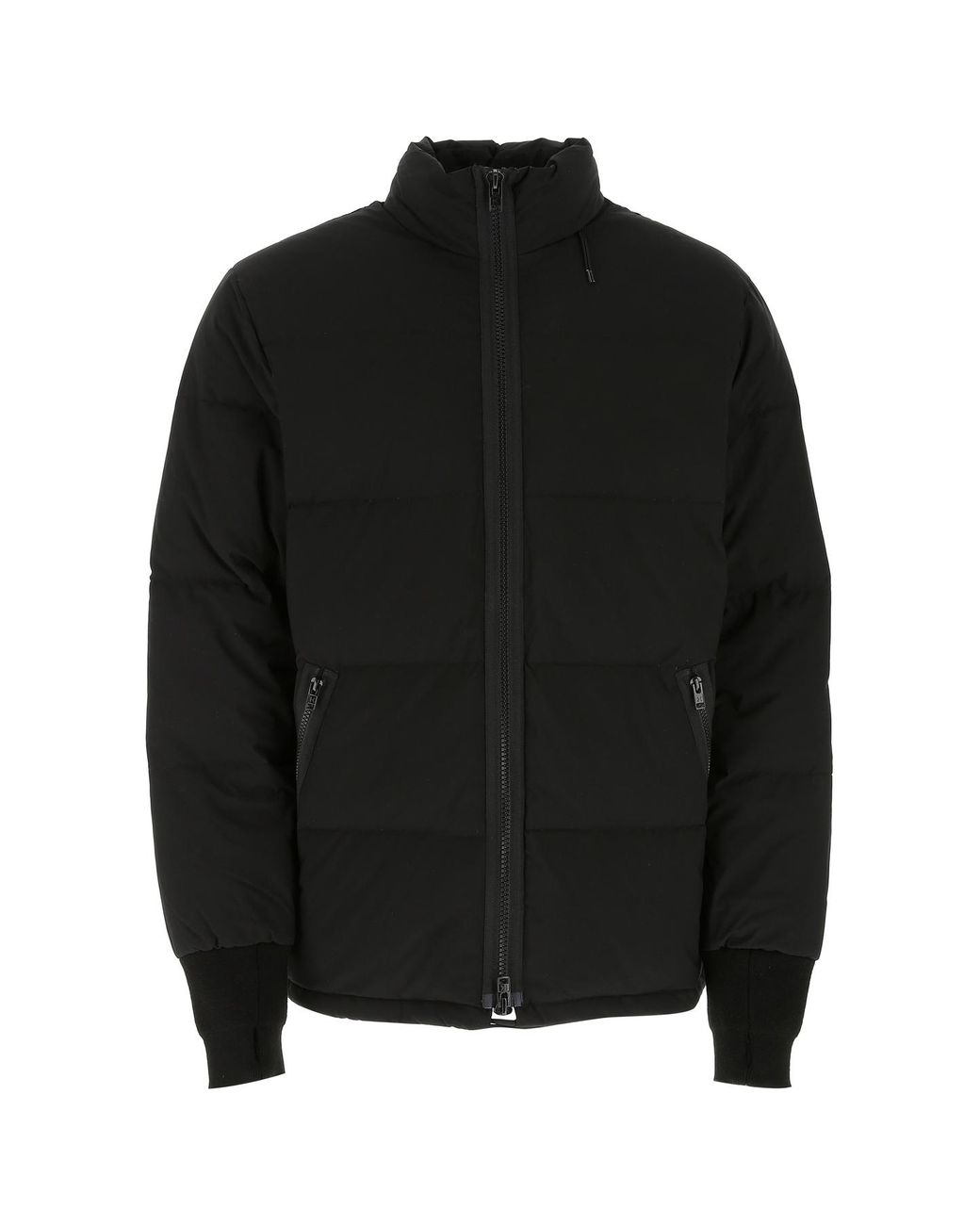 kenzo short down jacket technic canvas black