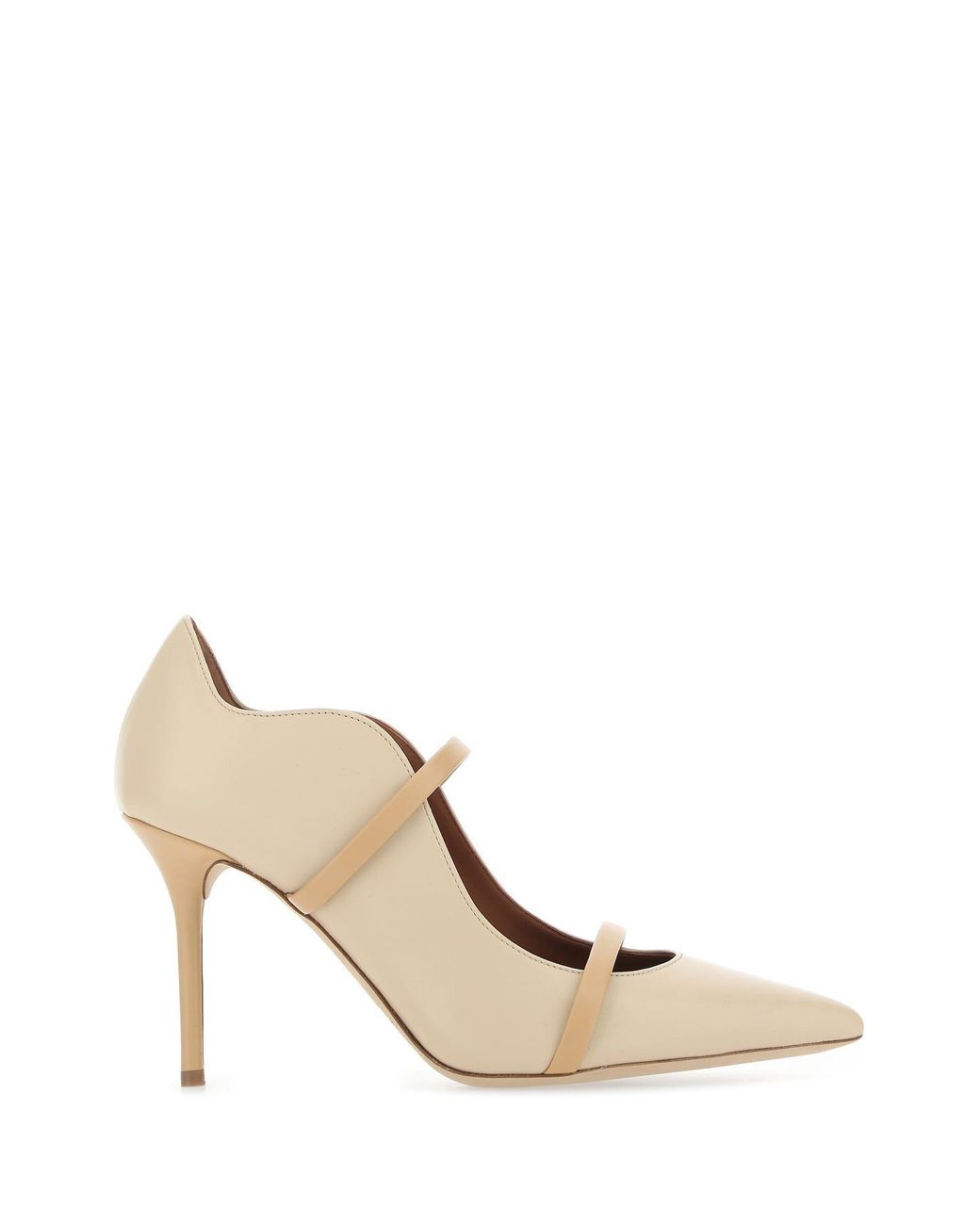 Malone Souliers Ivory Leather Maureen Pumps in White | Lyst