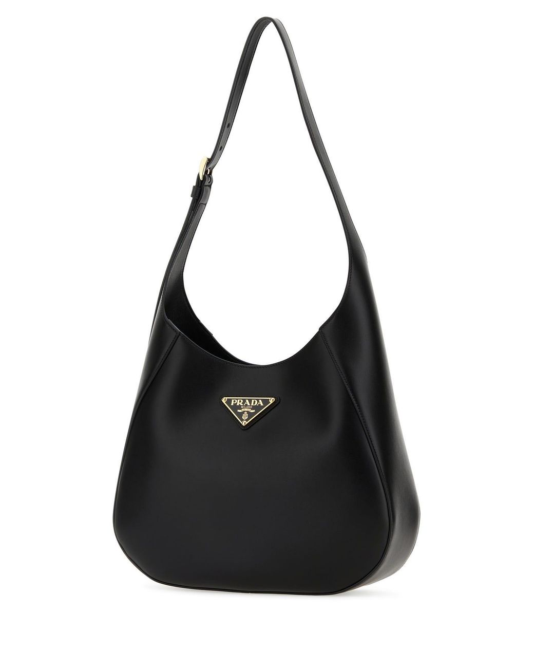 Black shoulder prada bag sales