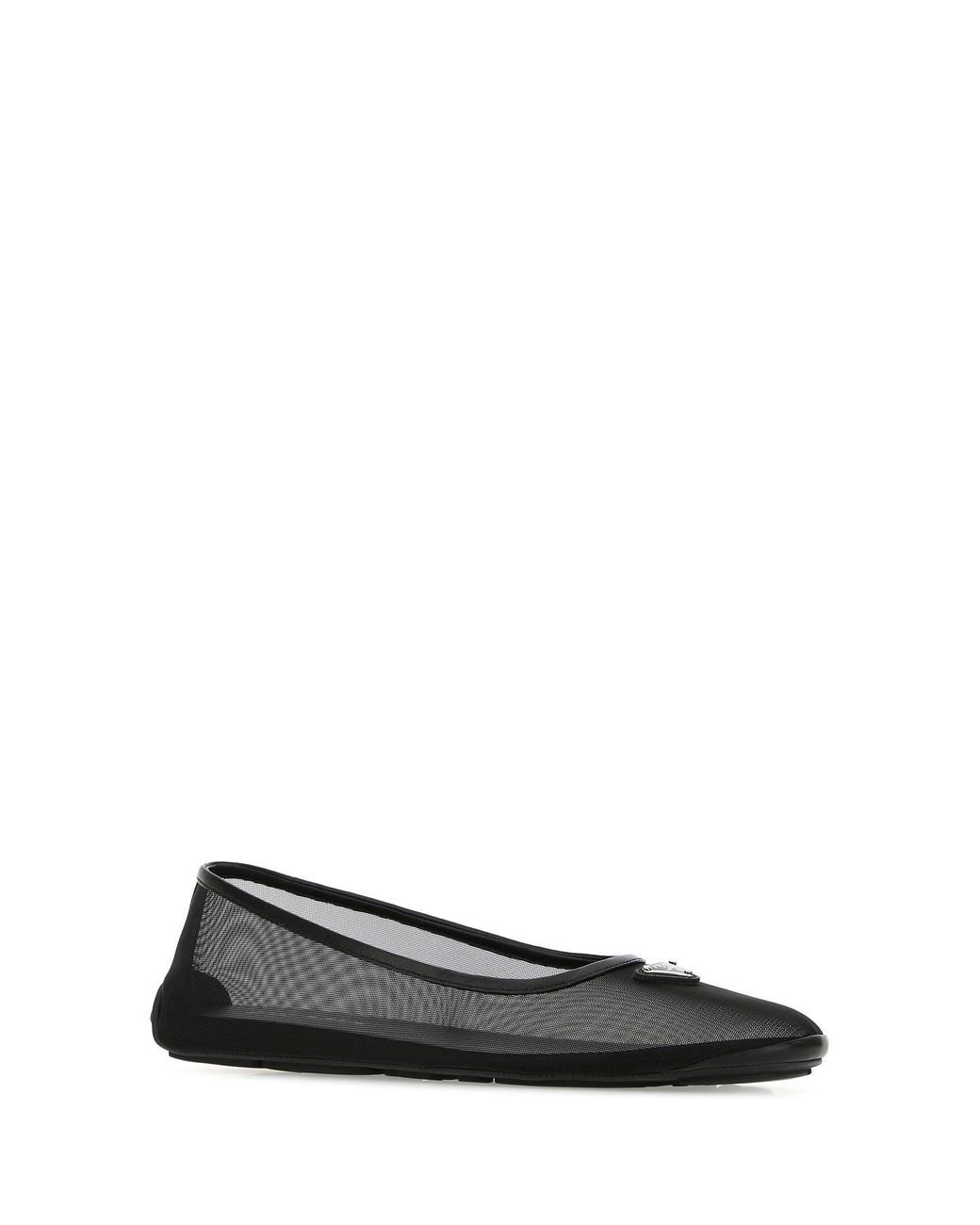 Prada Ballerine in Black | Lyst