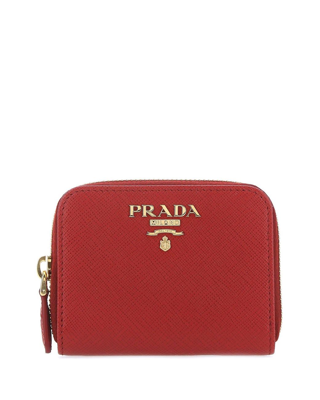 Leather handbag Prada Red in Leather - 40800407