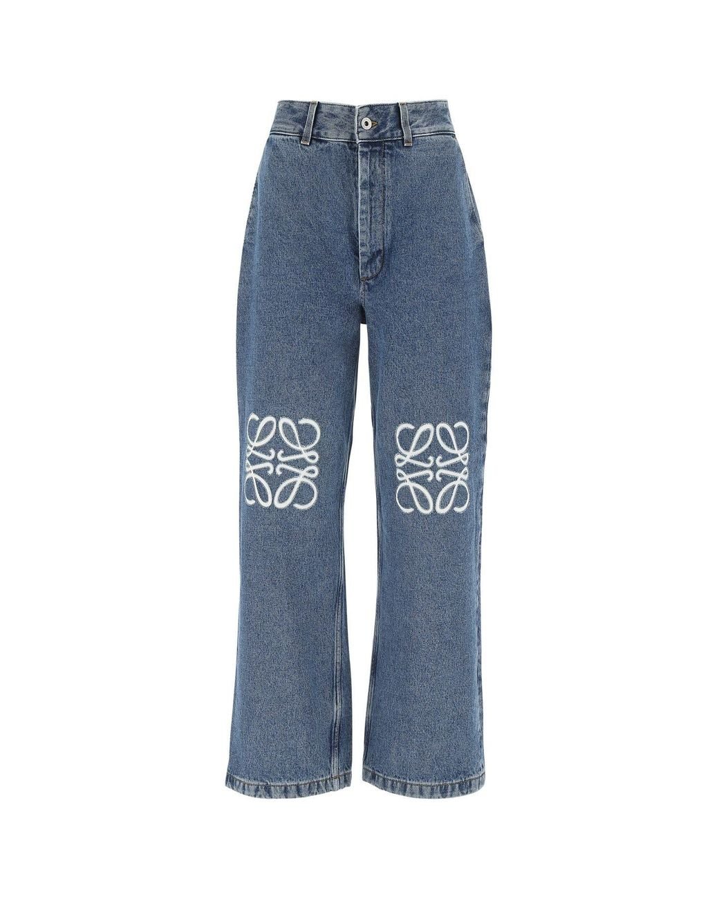 Loewe Denim Jeans in Blue | Lyst