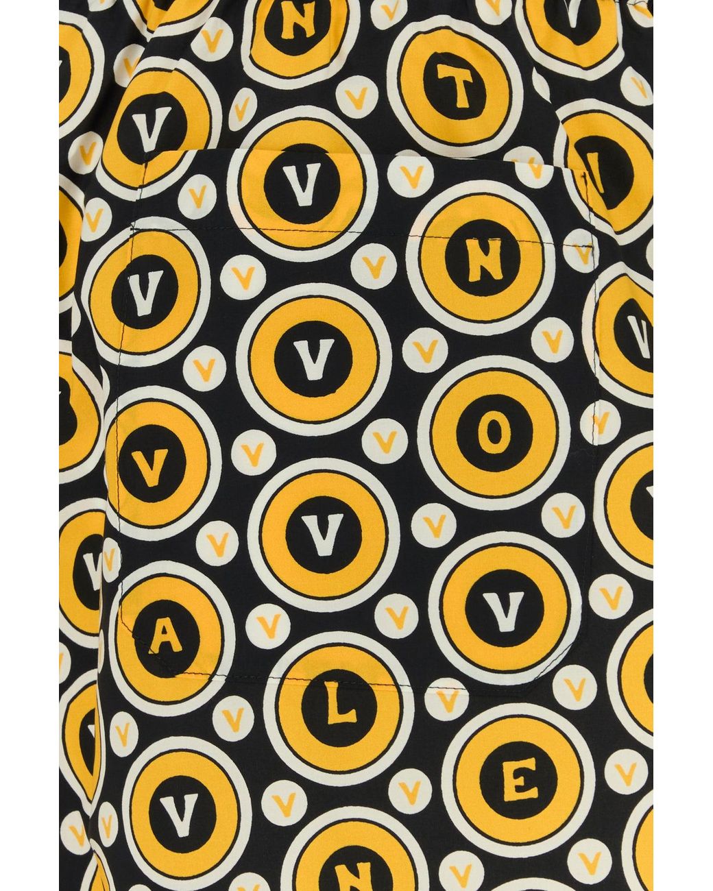 Valentino Garavani Multicolor Printed Poplin Bermuda Shorts for men