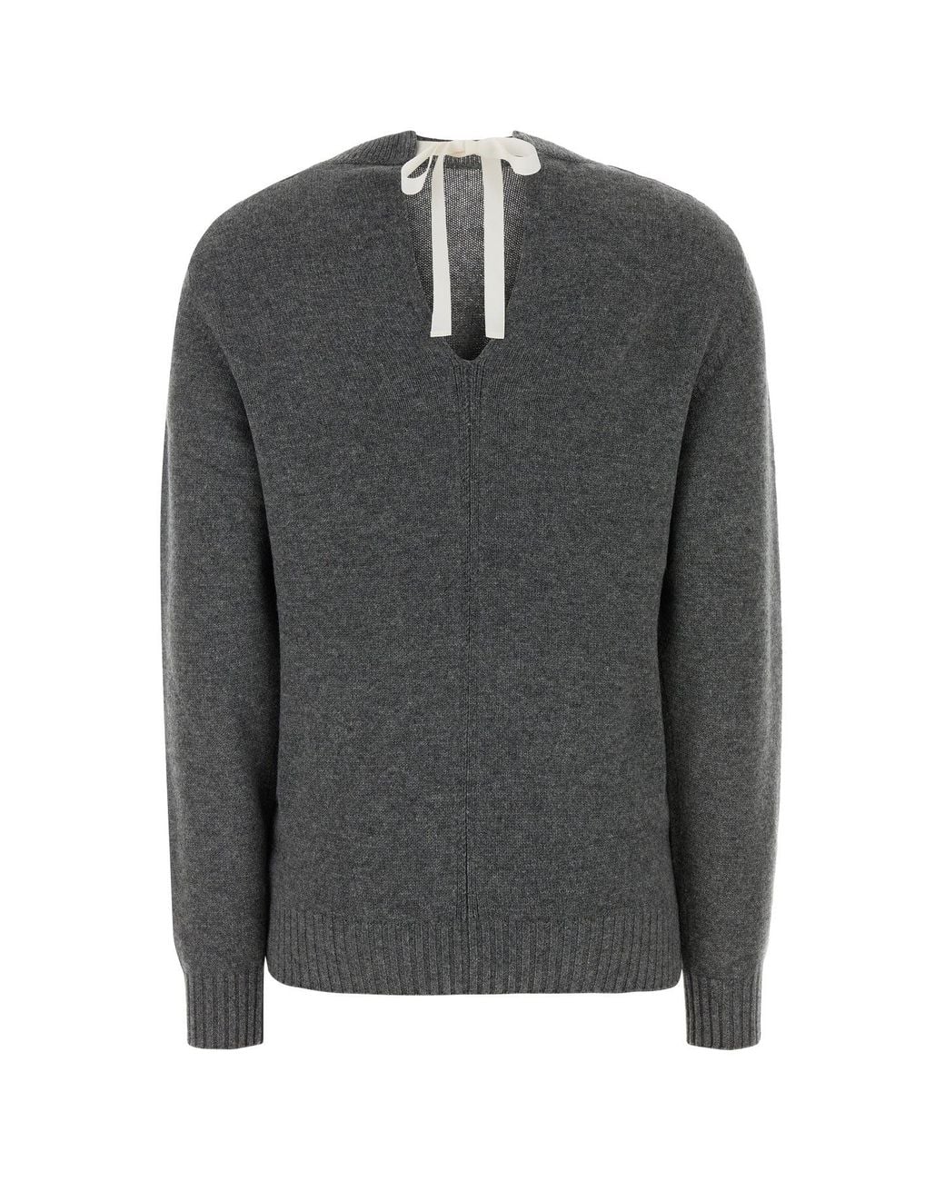 Carven Gray Dark Grey Cashmere Sweater
