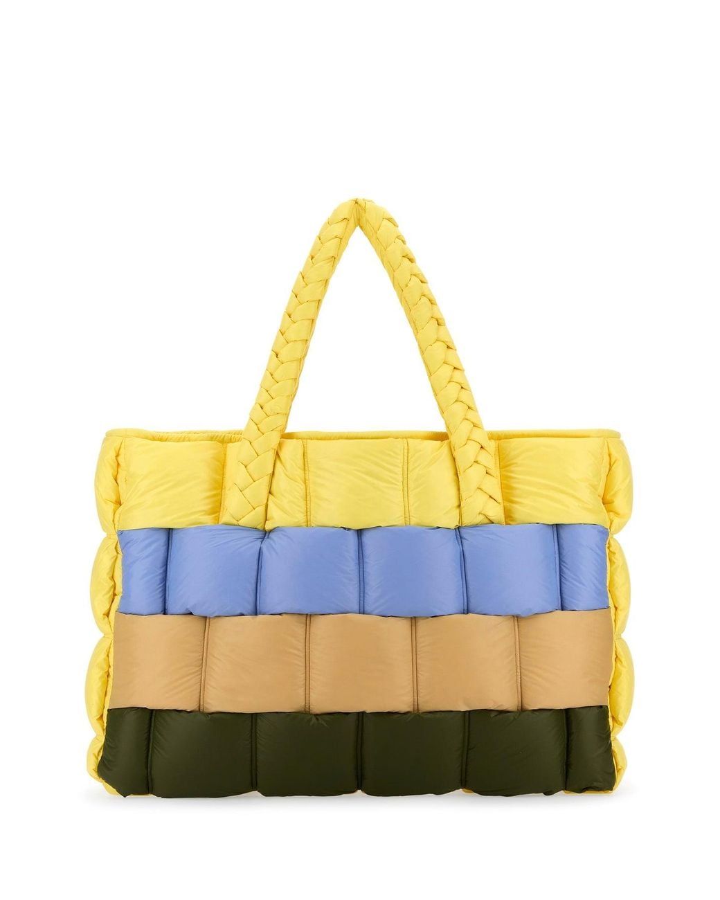 RAXXY Yellow Multicolor Fabric Shopping Bag