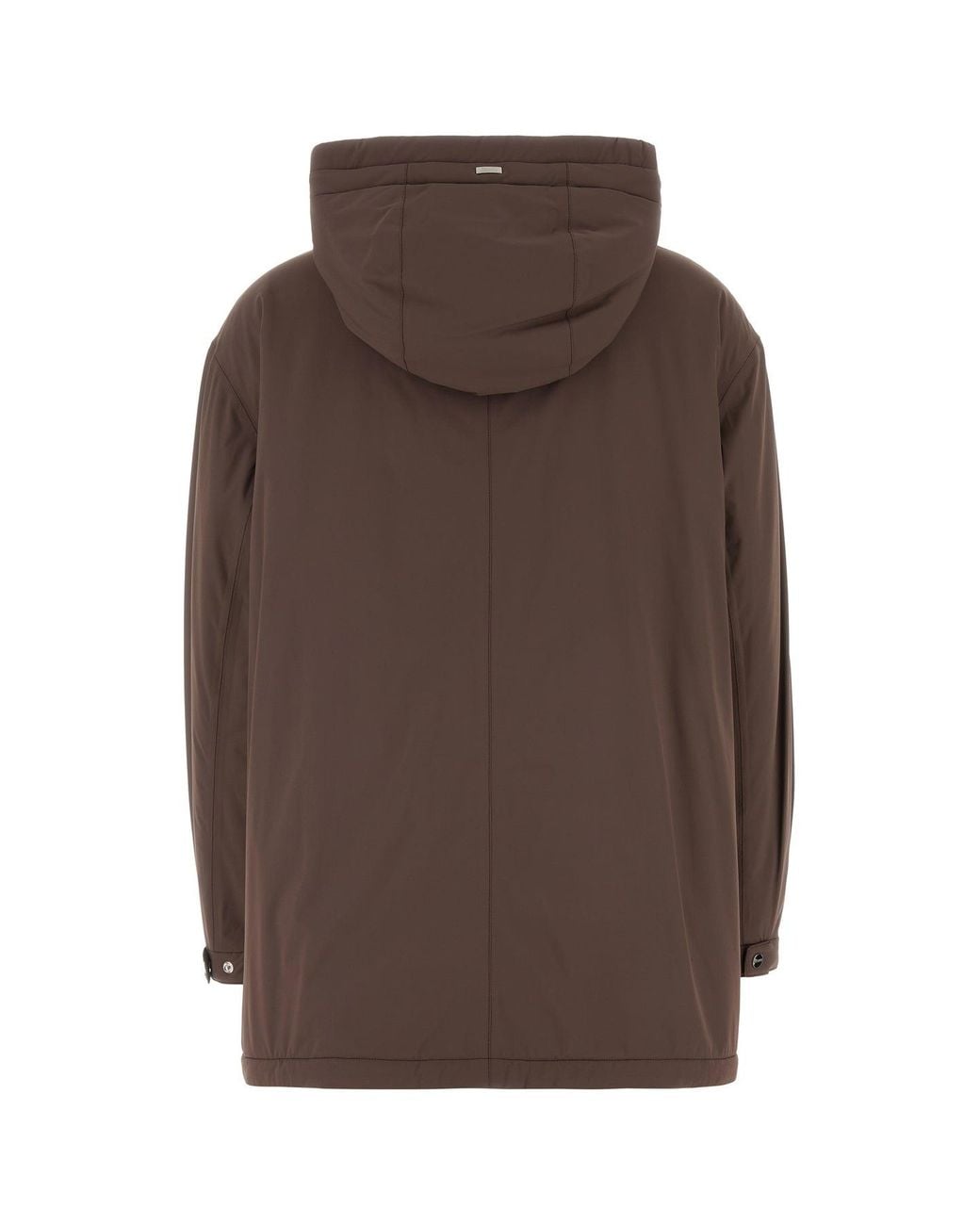 Herno Brown Stretch Nylon Jacket