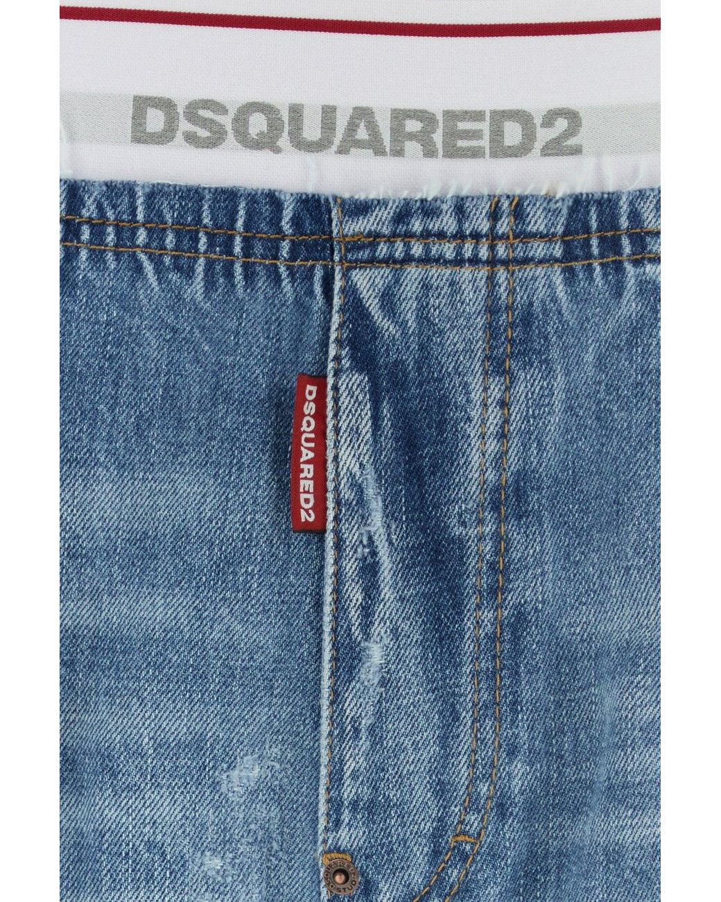 DSquared² Blue Denim Kawaii Jeans for men