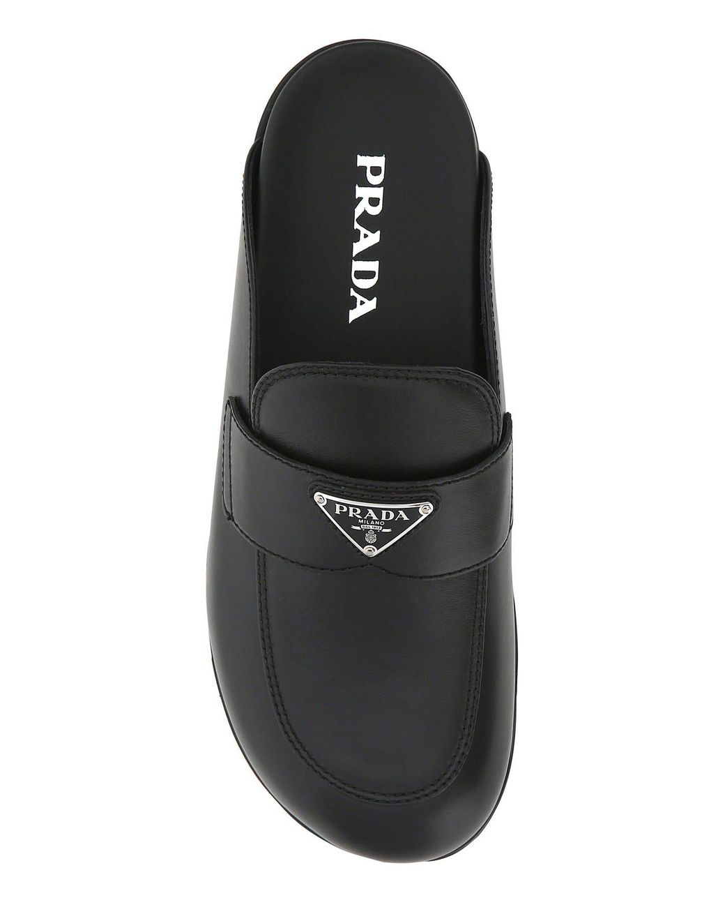 prada leather slippers