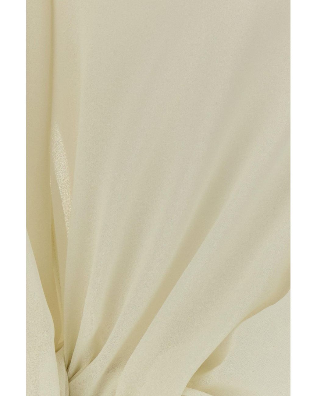 Alaïa White Cream Crepe Blouse