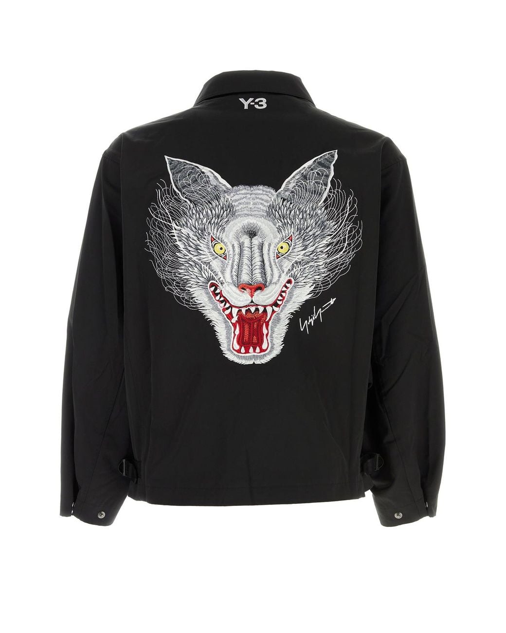 Mercedes Black Polyester Blend Y-3 X Mercedes Jacket for men