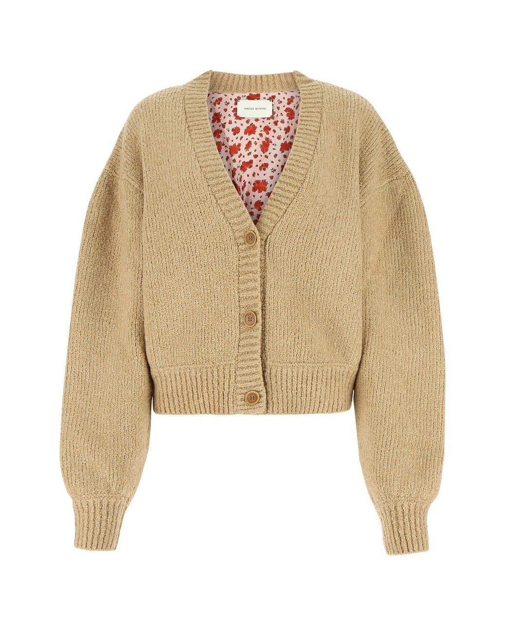 Magda Butrym Wool Ble in Natural | Lyst