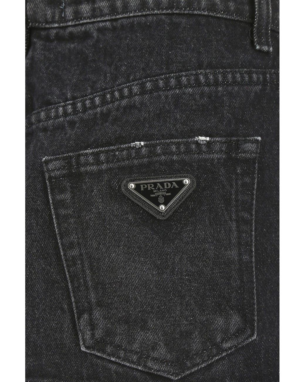 PRADA直営GONNA CINTURA GFD121 SKY VINTAGE DENIM ミニスカート PRADA直営GONNA CINTURA GFD121 SKY VINTAGE DENIM ミニスカート