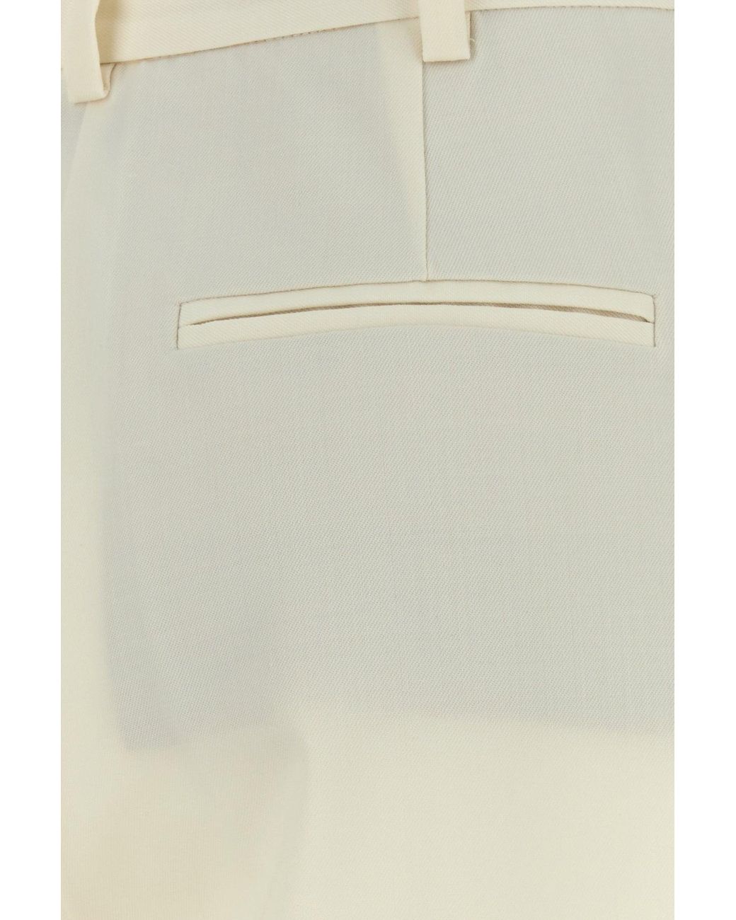 パンツ THE ANDAMANE Ivory gabardine pant (T170471ATNW050 IVORY) ANDAMANE Ivory Gabardine Pant in White | Lyst