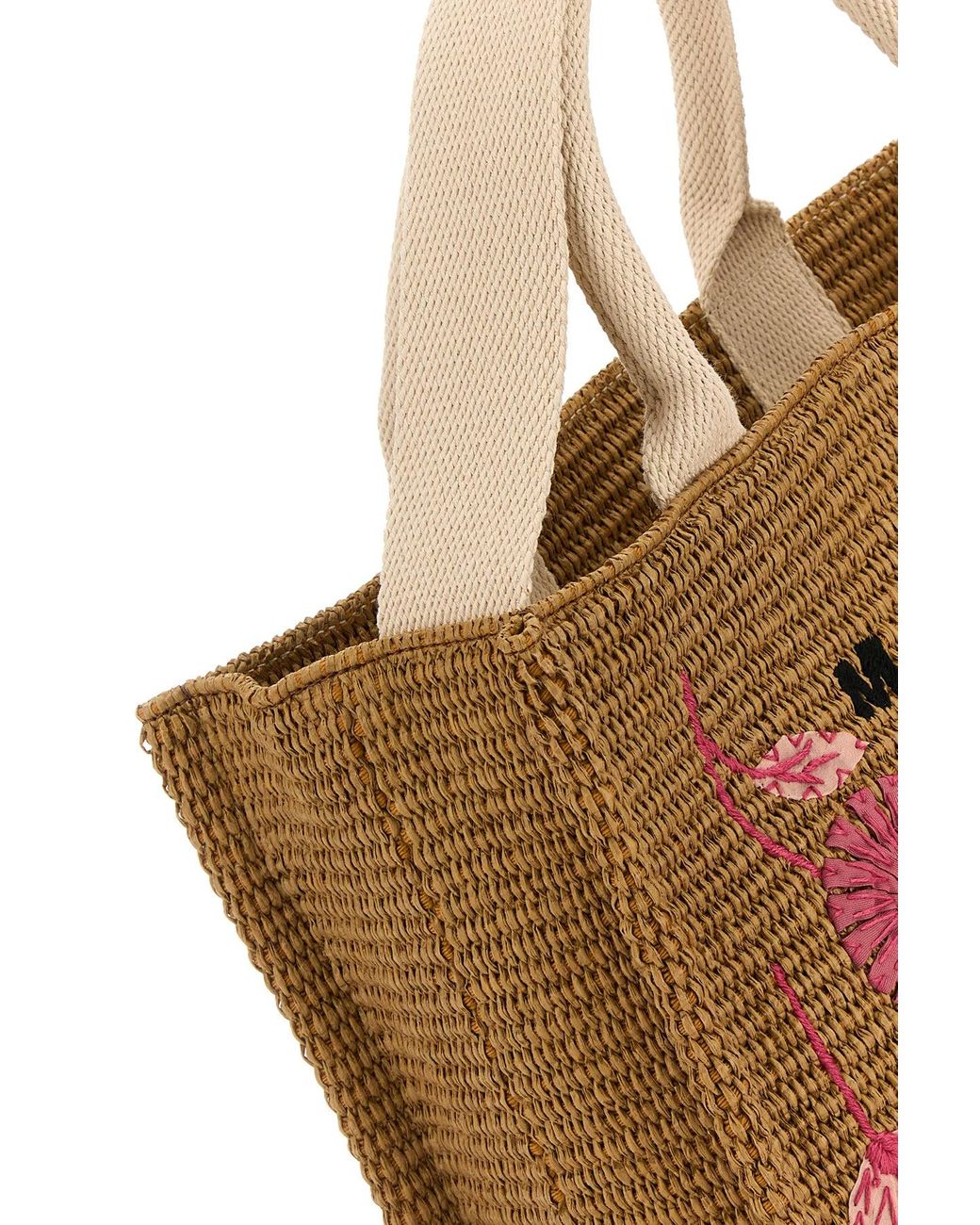 【関税&送料込】Marni Biscuit Raffia Small Shopping Bag Marni Biscuit Raffia Small Shopping Bag | Lyst