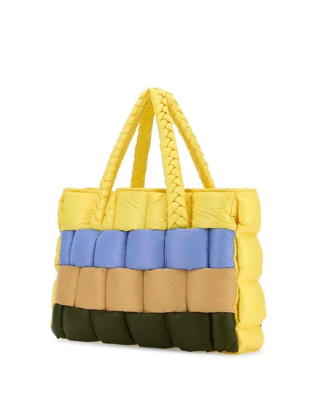 RAXXY Yellow Multicolor Fabric Shopping Bag