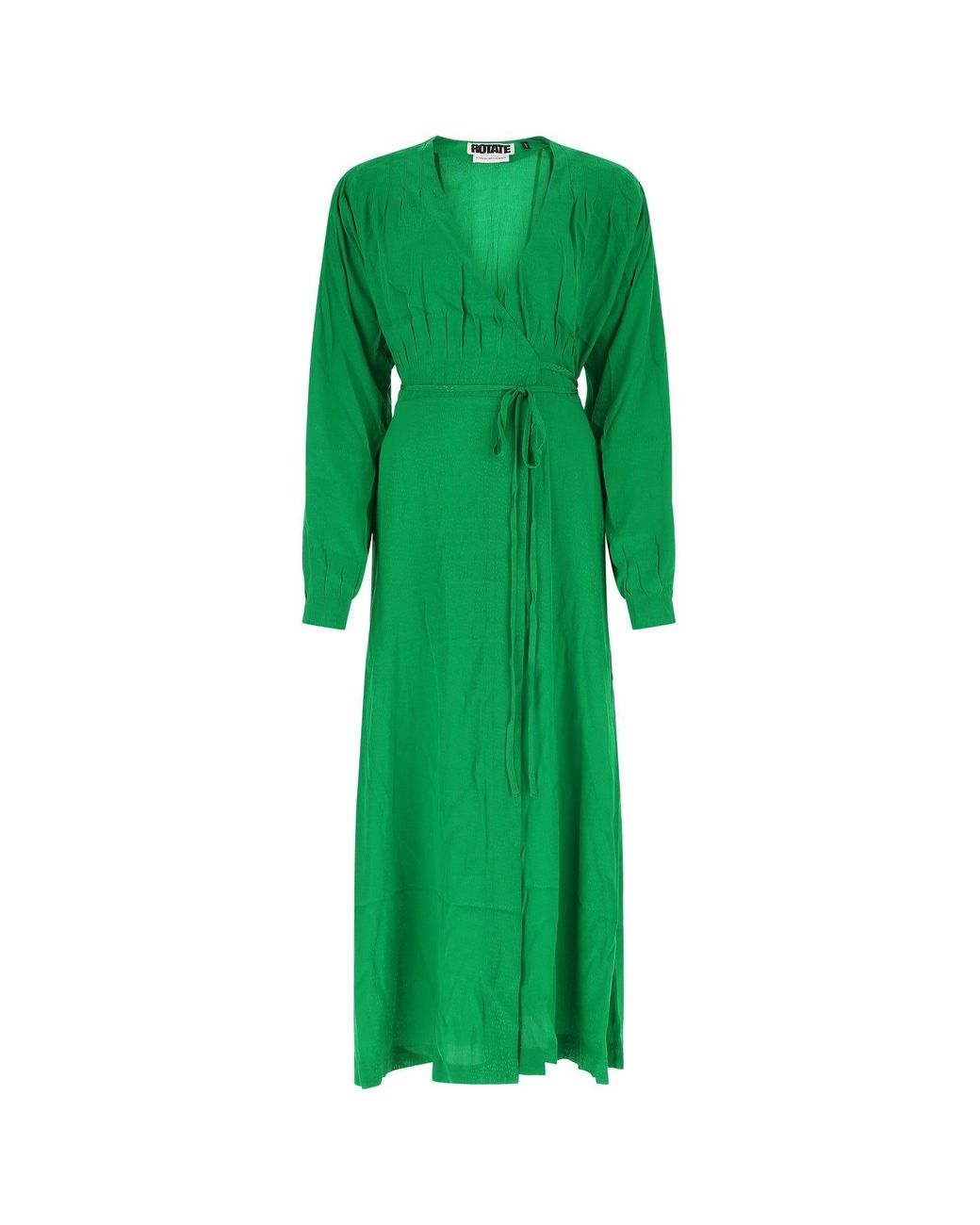 ROTATE BIRGER CHRISTENSEN Grass Green Viscose Marisol Dress | Lyst