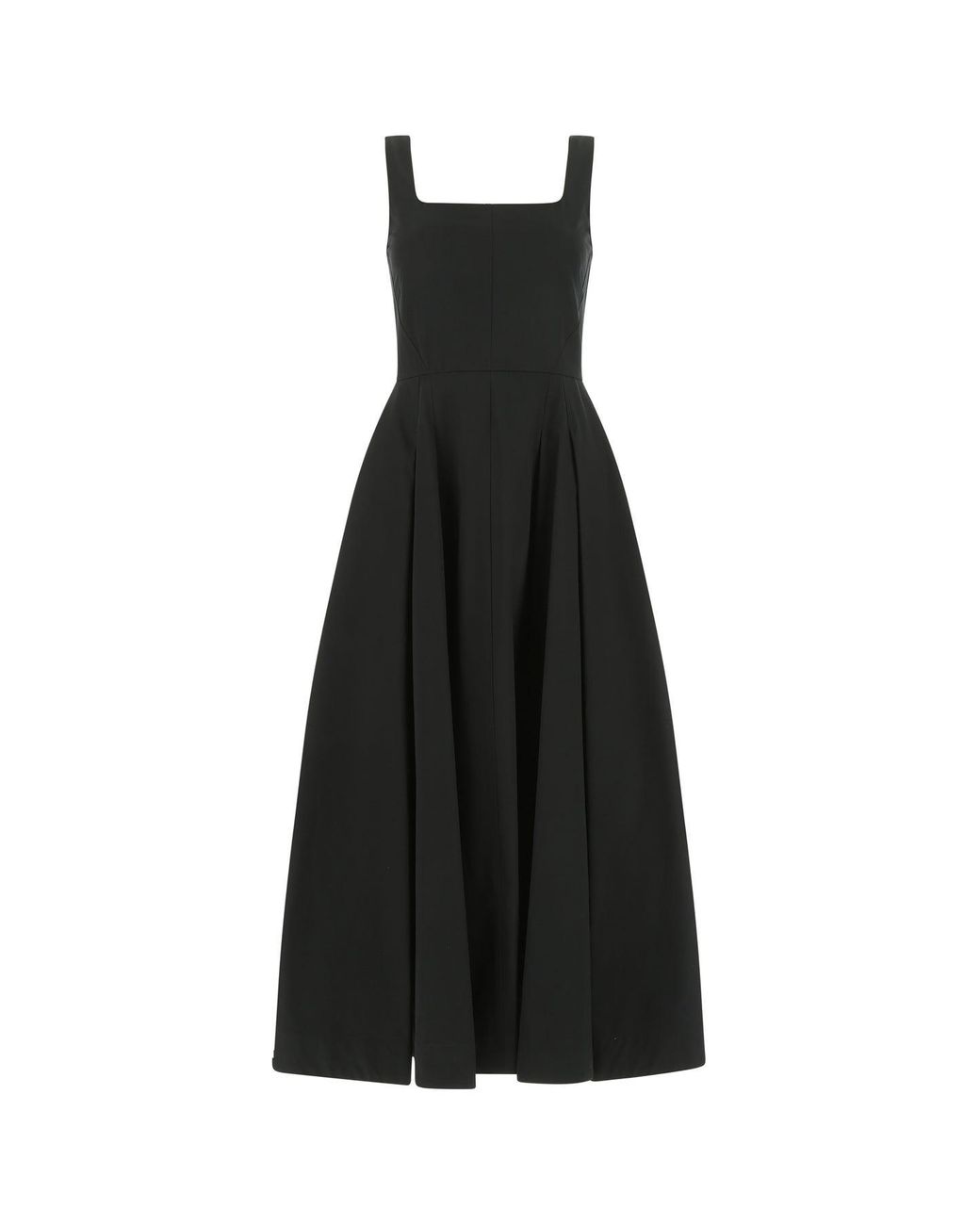 Sportmax Cotton Faida Dress in Black | Lyst