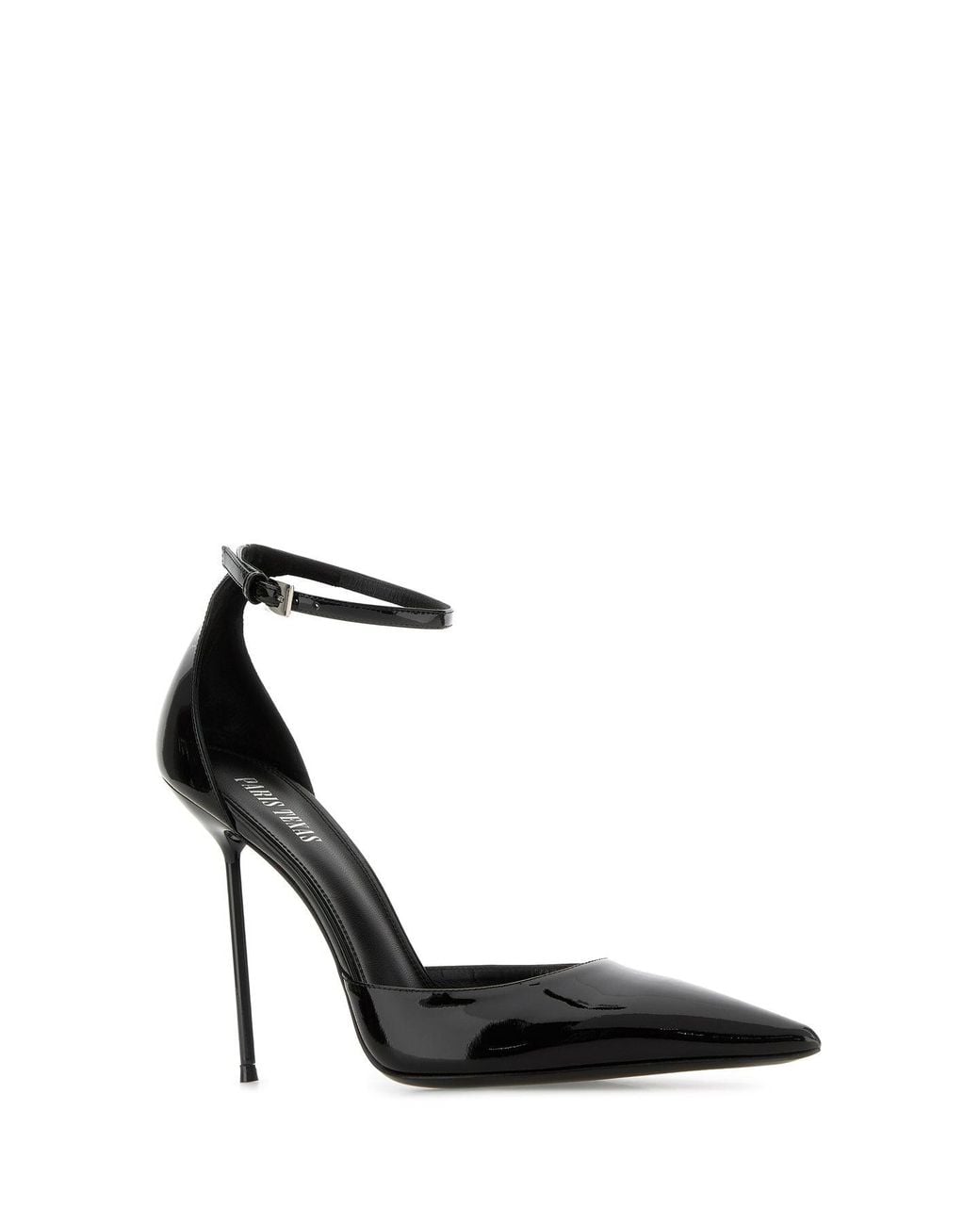 Paris Texas Black Leather Lidia Pumps