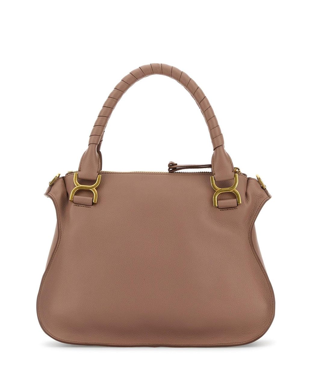 CHLOE Antiqued Pink Leather Medium Marcie Handbag