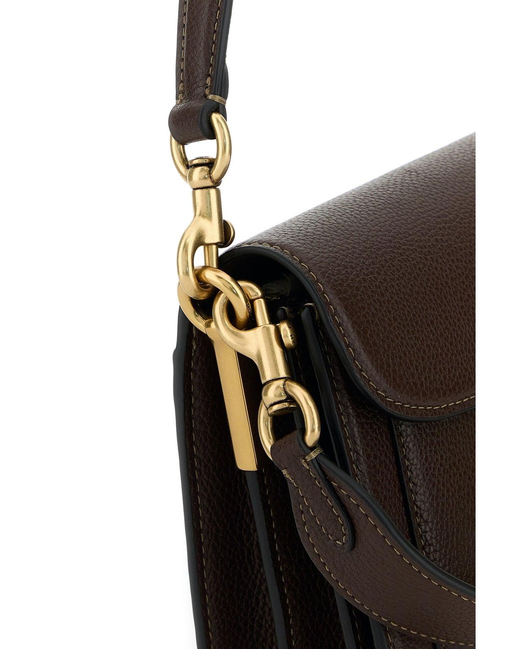 ハンドバッグ Coach  Chocolate Leather Tabby 26 Handbag COACH Chocolate Leather Tabby 26 Handbag | Lyst