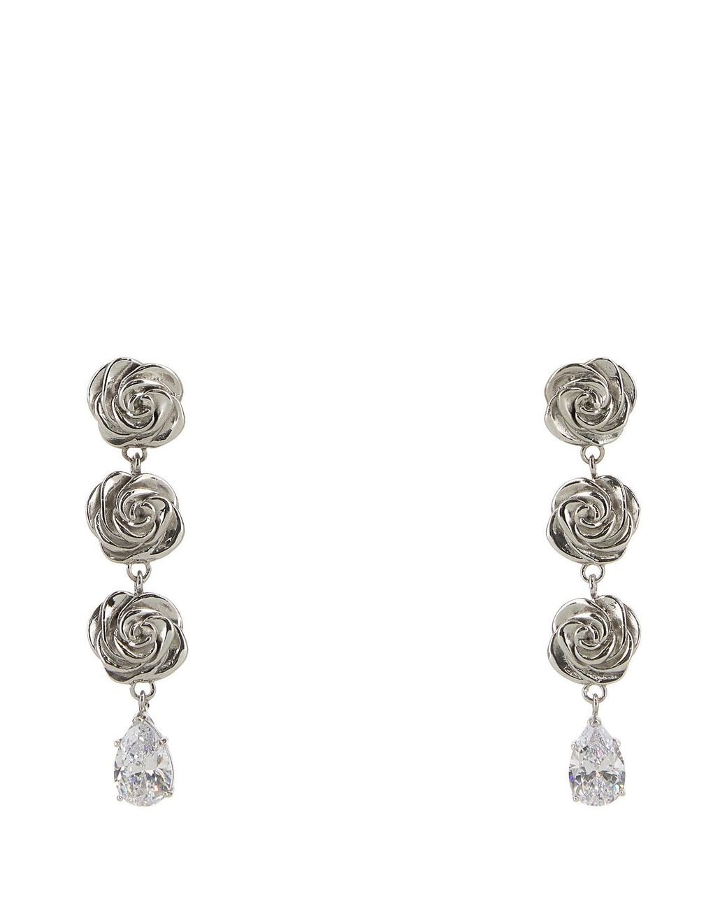 Magda Butrym Multicolor Silver Metal Earrings