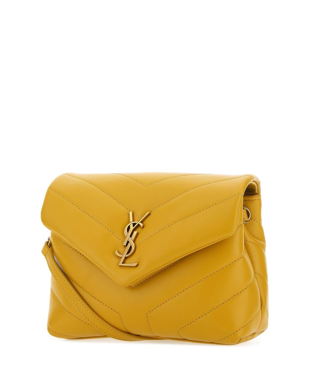 Ysl yellow clutch sale