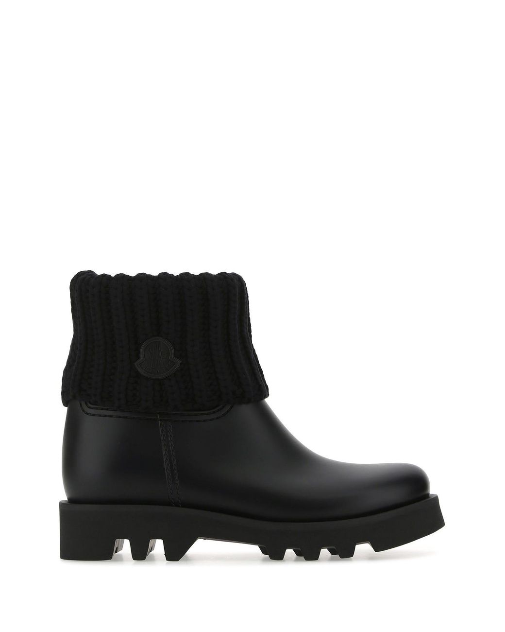 Moncler Rubber Ankle Boots in Black Lyst