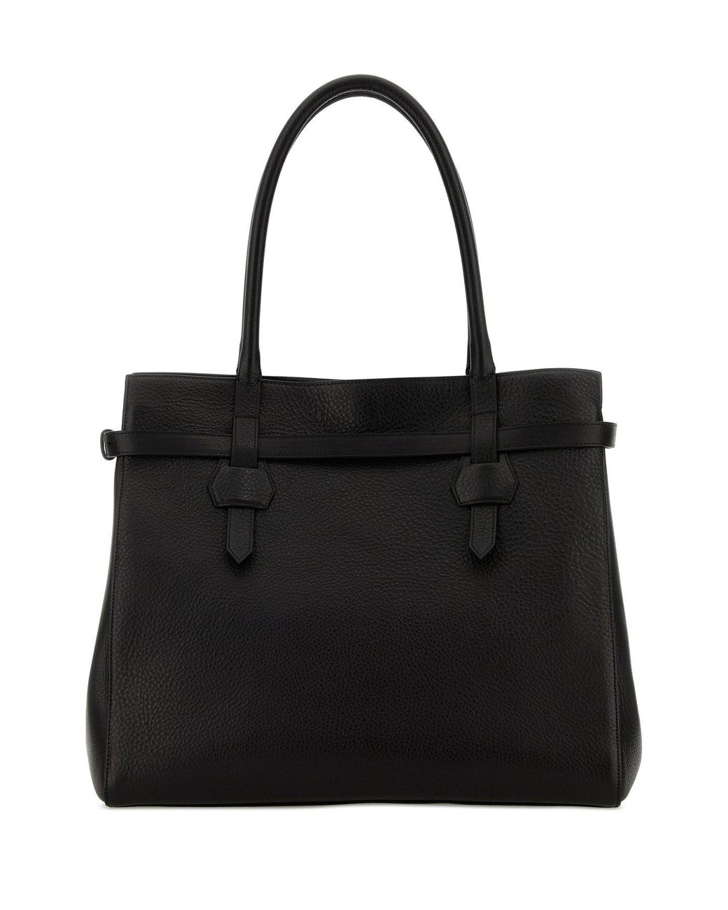 DSquared² Black Leather Twin Shopping Bag